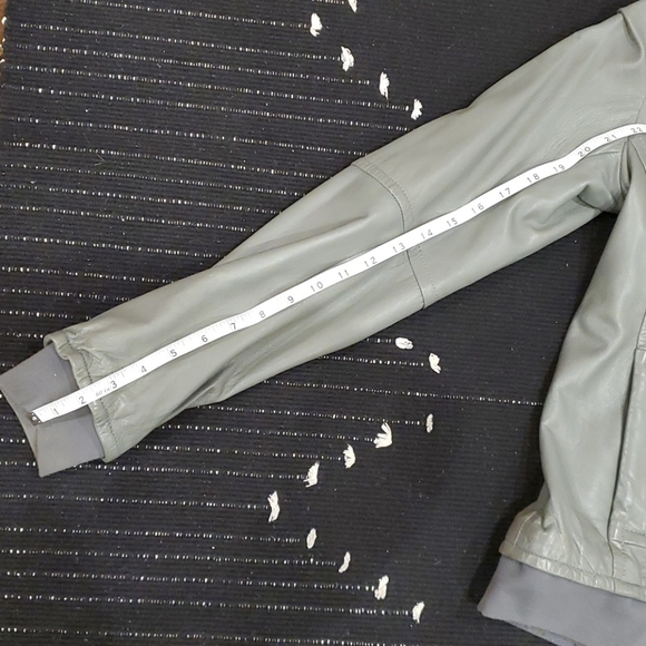 Rudsak gray leather hoodie jacket - Picture 10 of 10